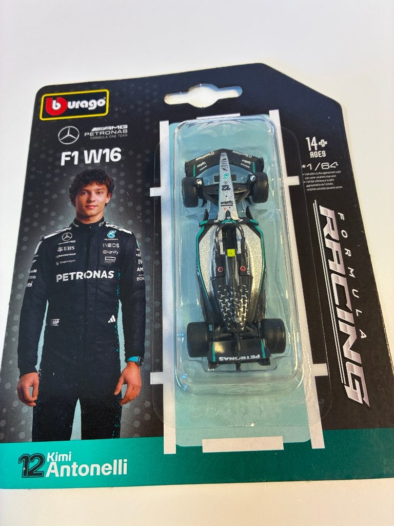39271: Mercedes-AMG F1 W16 - Kimi Antonelli - 2025 - 1:64, Auto, De Steenbok 26, 5215 ME ‘s-Hertogenbosch, Nieuw, Ophalen of Verzenden