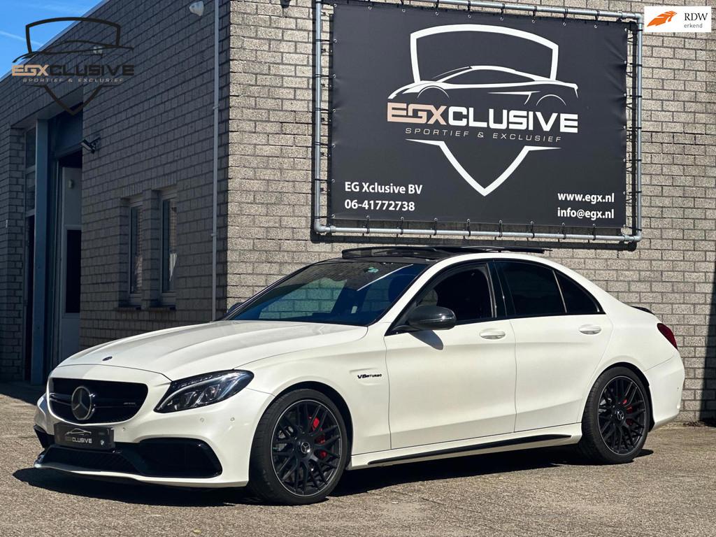 Mercedes-Benz C63s C63 AMG S 510PK HUD/Burmester/Pano/Parlem, Auto's, Automaat, Achterwielaandrijving, Gebruikt, 510 pk