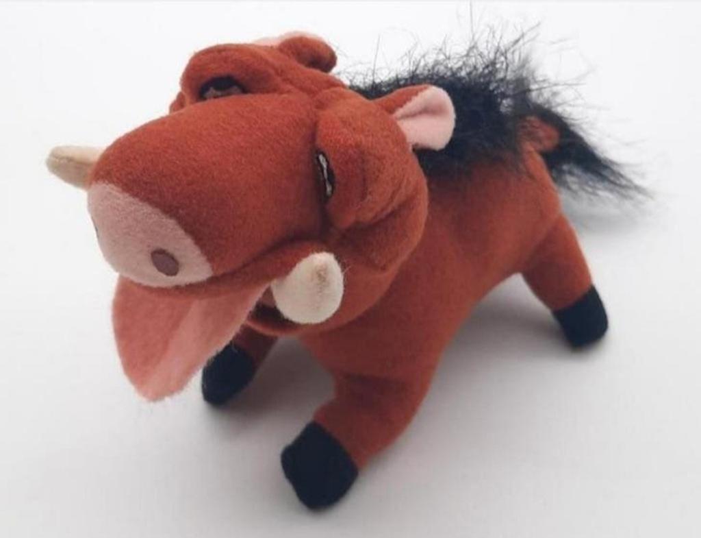Lion King Disney Pumbaa knuffel promotie uitgave BVHE, Ophalen of Verzenden, Leeuwenkoning of Jungle Boek, Zo goed als nieuw, Knuffel