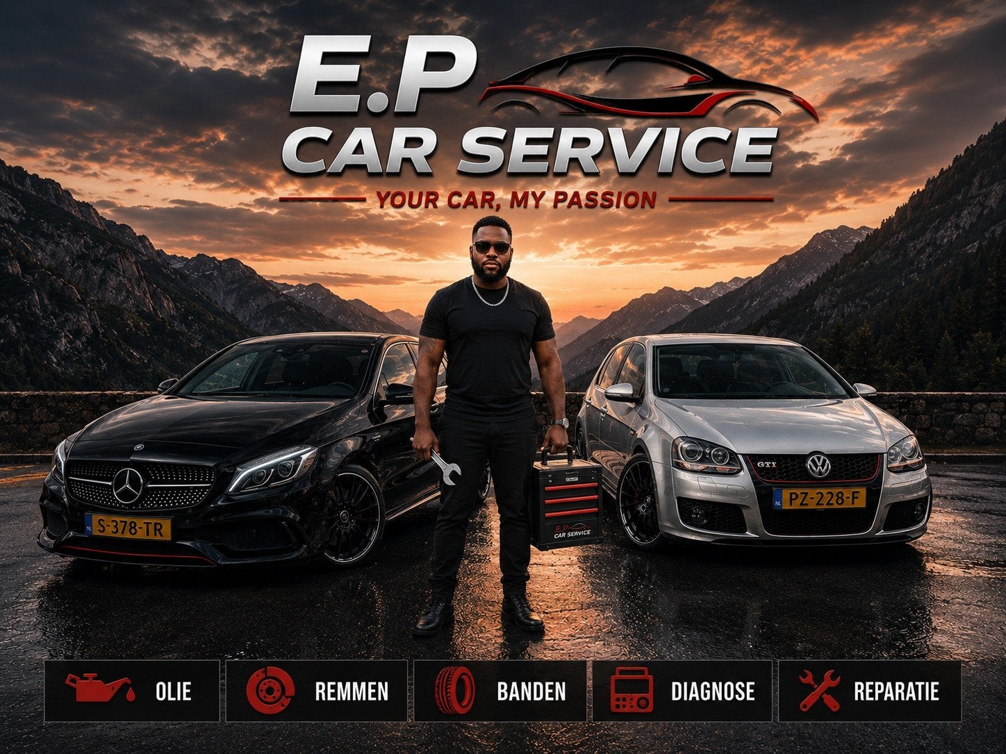 E.P CAR SERVICE | Onderhoud, Remmen, Banden & Reparaties, Garantie, Overige werkzaamheden