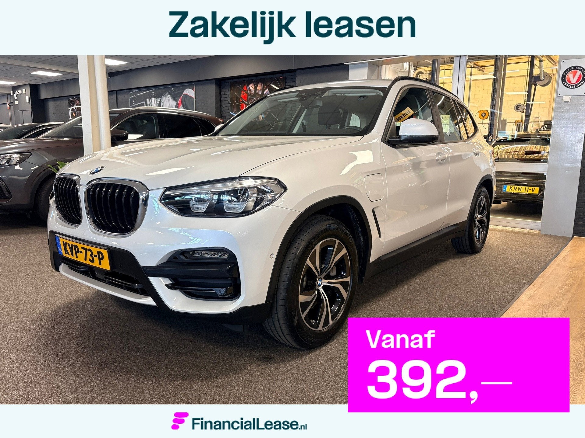 BMW X3 xDrive30e Executive / stoelverwarming / cruisecontrol, Stof, Gebruikt, 4 cilinders, Wit