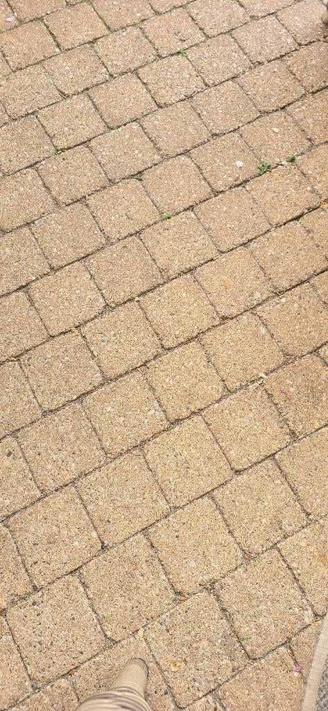 Gratis klinkers, Tuin en Terras, Ophalen, Gebruikt, Klinkers, 10 m² of meer