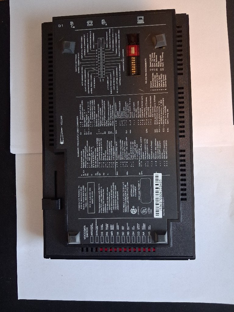 us robotics courier dual standard v.34 fax with v.32 bis, Ophalen, Gebruikt, Router met modem, US Robotics
