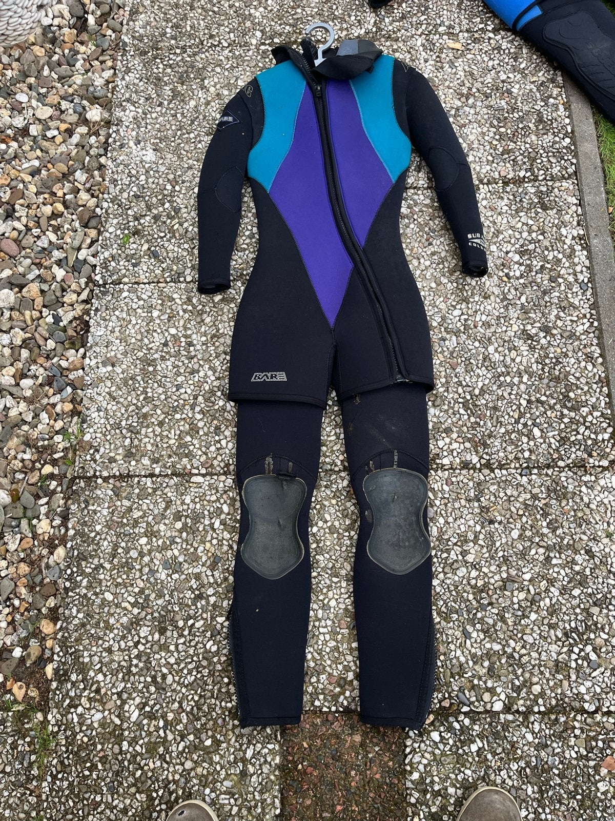Bare Supra Artic Duikpak + Overpak 7mm (Maat 5-6), Watersport en Boten, Ophalen, Gebruikt, Duikpak