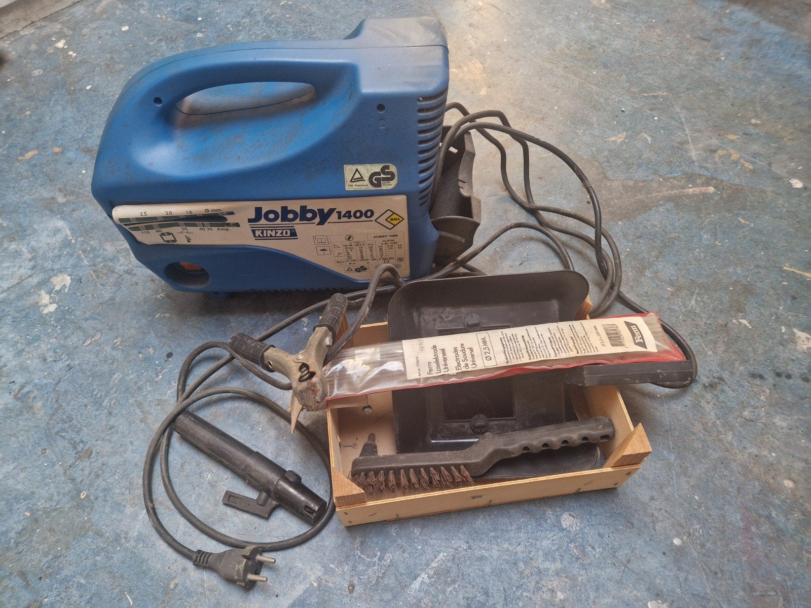 Kinzo Jobby 1400 Lasapparaat - Compact en Krachtig, Ophalen of Verzenden, Gebruikt, Minder dan 150 ampère, Elektroden