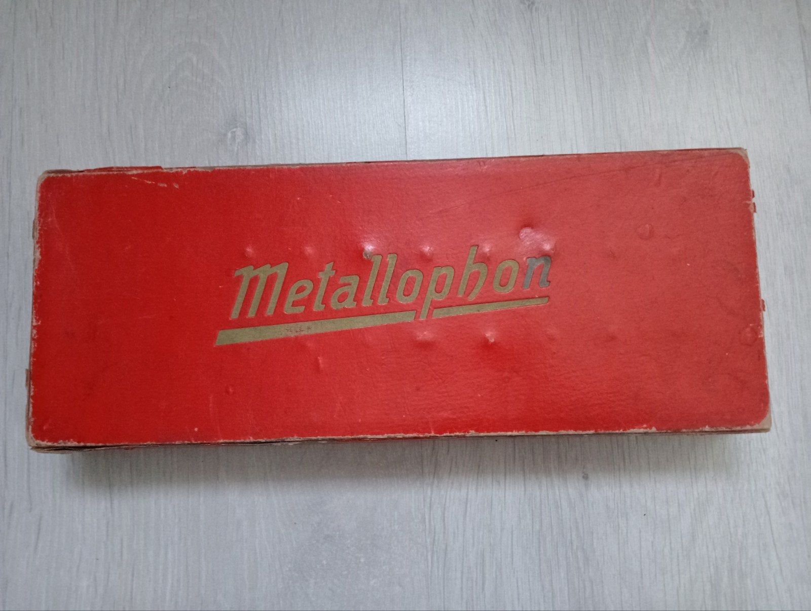 Vintage xylofoon metaal en hout, Ophalen of Verzenden