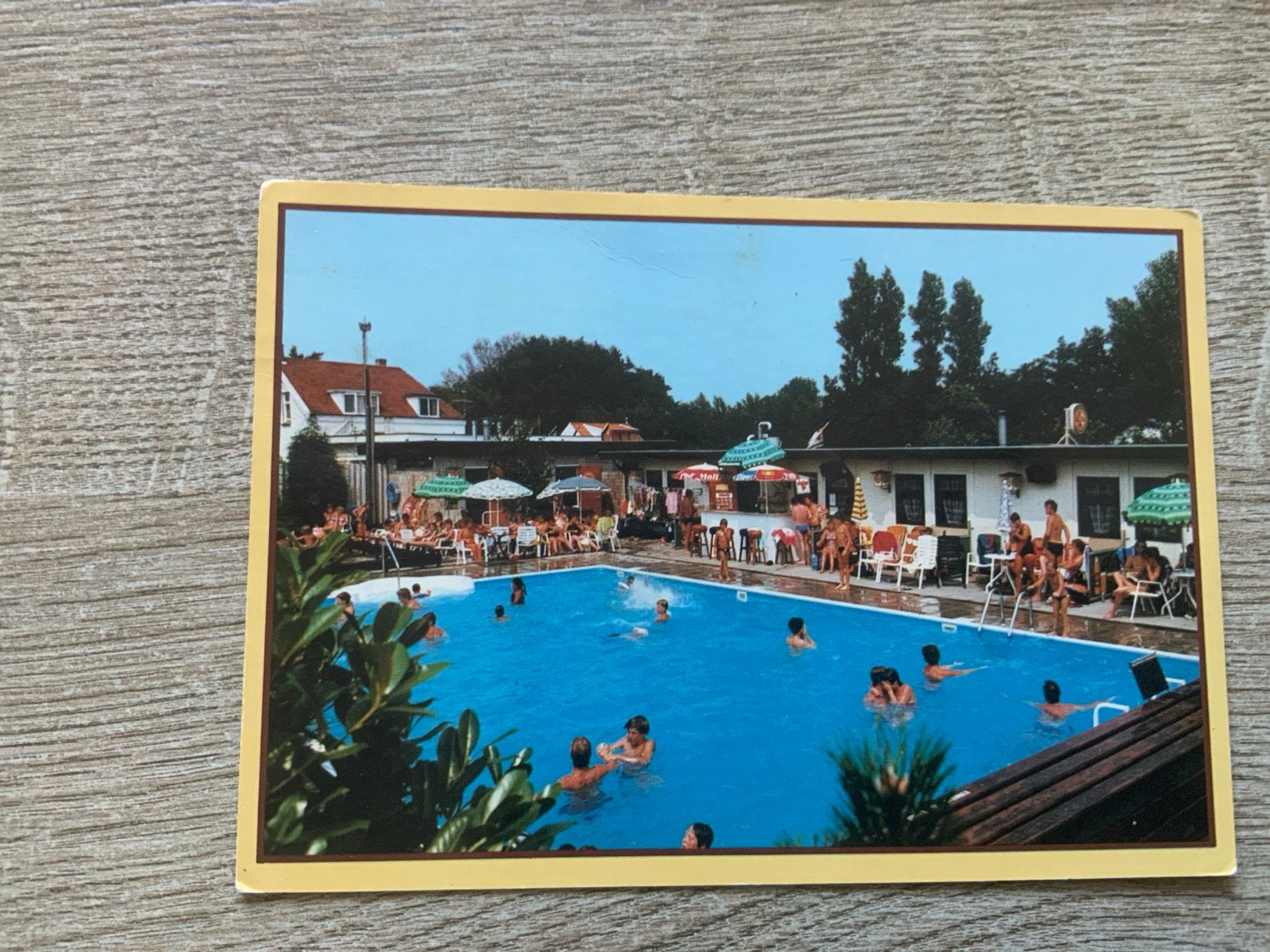 Camping De Wijde Blik Renesse Zwembad, Ophalen of Verzenden, 1960 tot 1980, Gelopen, Zeeland