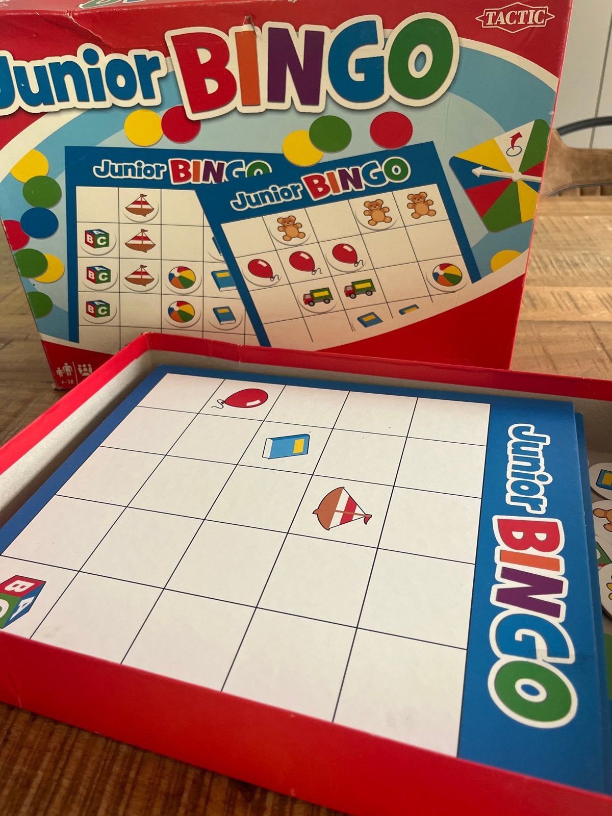 Junior Bingo Spel van Tactic - Leuk voor Kinderen, Drie of vier spelers, Ophalen of Verzenden, Gebruikt