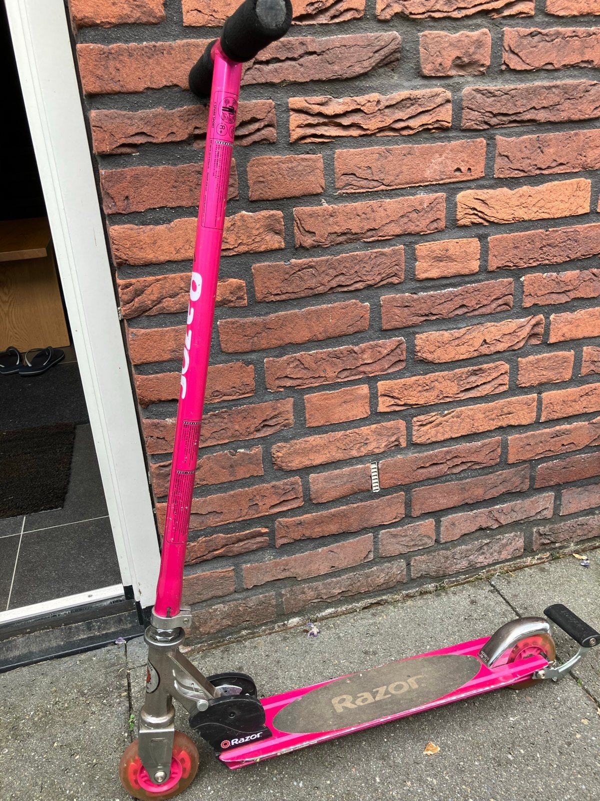 Roze Razor step - Gebruikt maar in goede staat, Ophalen, Gebruikt, Gewone step