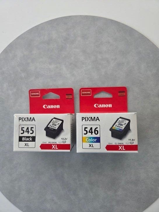 Canon Pixma 545XL Zwart & 546XL Kleur Cartridges, Ophalen of Verzenden, Nieuw, Cartridge, Canon