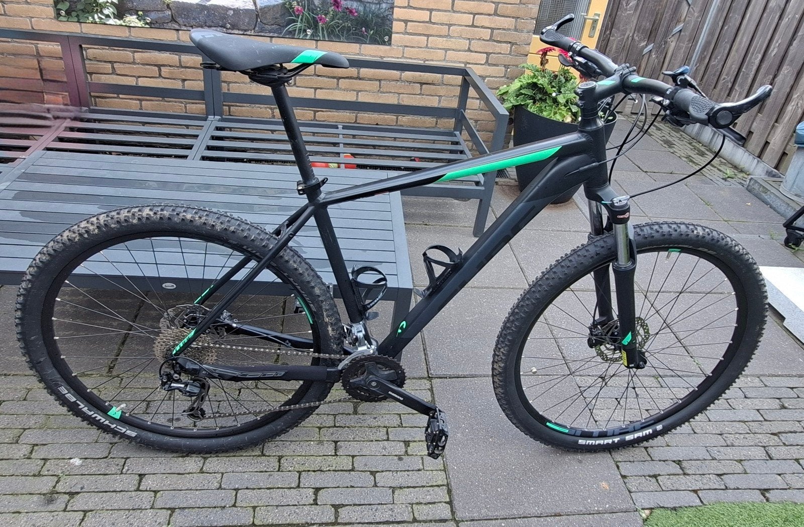 Cube Aim SL 29” (XL / 21") – Black´n´Flashgreen, Fietsen en Brommers, 51 tot 55 cm, Ophalen, Zo goed als nieuw, Cube