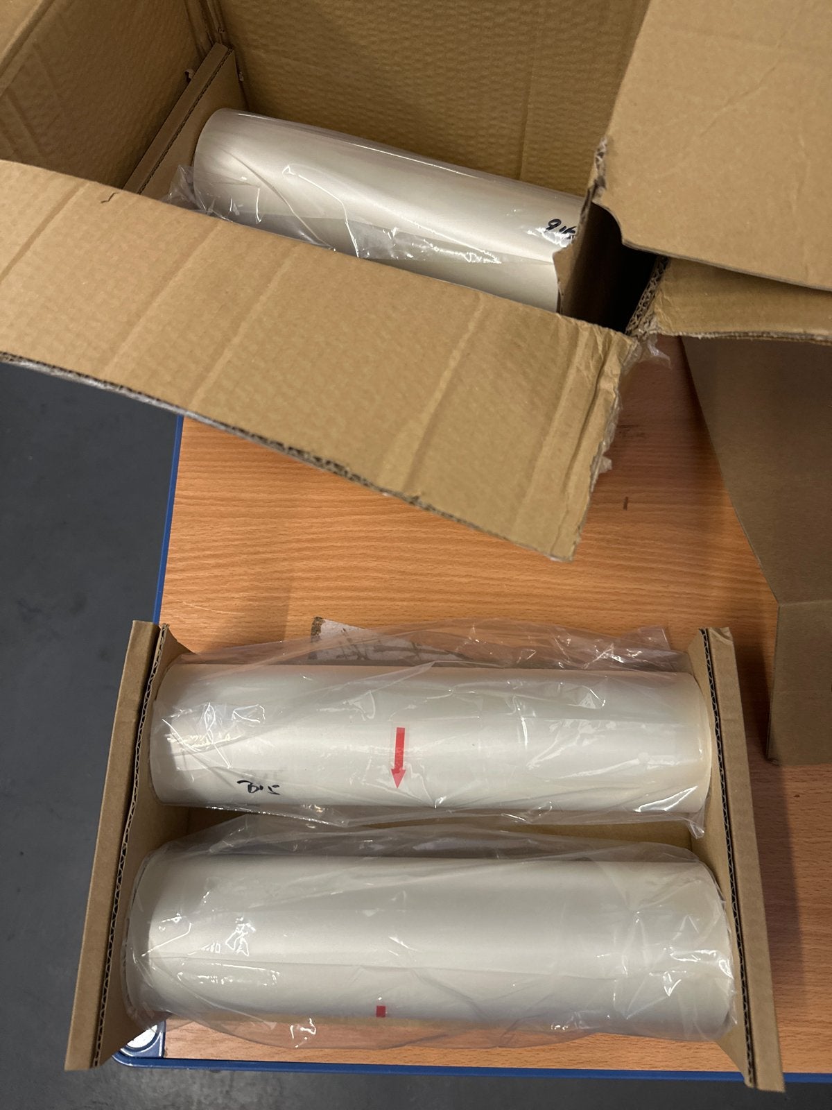 Transparante plastic folie rollen - 32cm lang, Nieuw, Ophalen of Verzenden, Nvt, Nvt