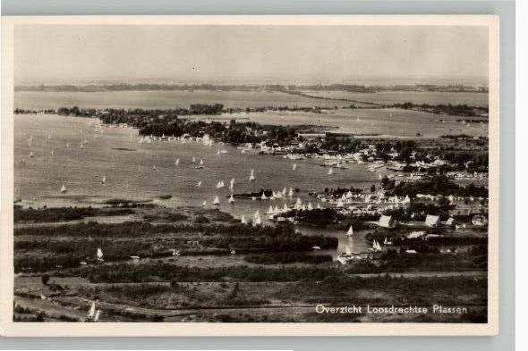 Loosdrechtse Plassen 3 kaarten jaren 50, Verzenden, 1940 tot 1960, Gelopen, Noord-Holland