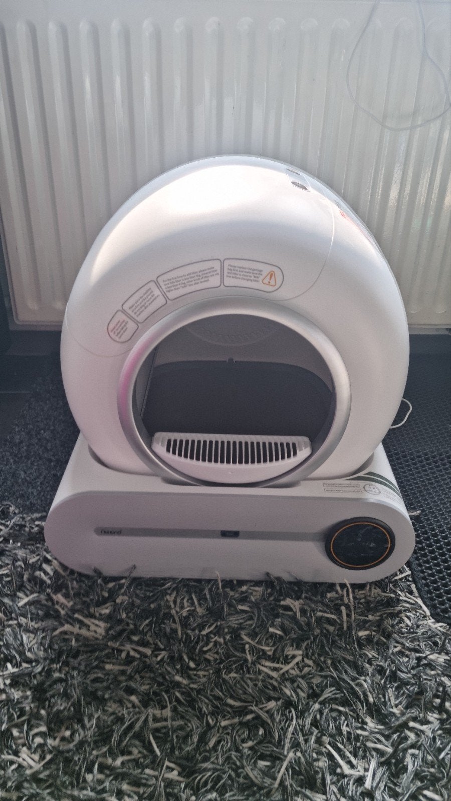Automatische kattenbak 65 liter, Dieren en Toebehoren, Kattenbakken, Ophalen, Zelfreinigend, Gebruikt, Gesloten