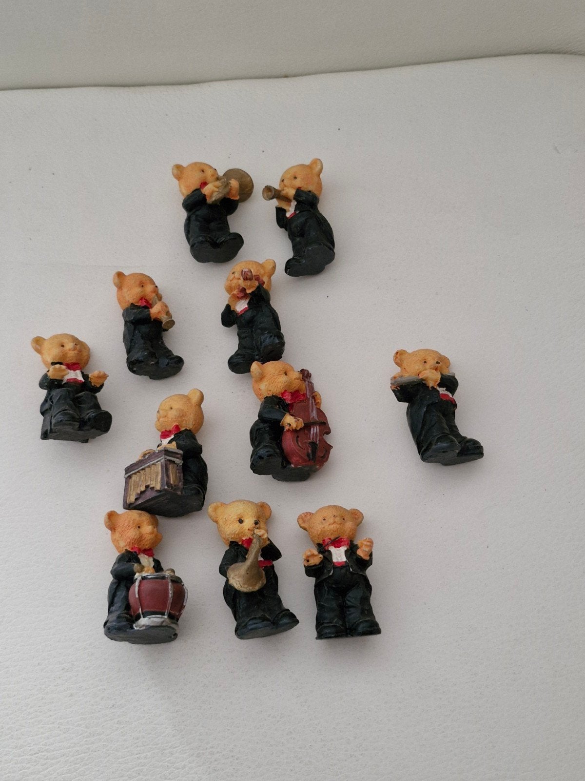 Berenorkest beeldjes - 11 stuks, Ophalen of Verzenden, Gebruikt, Beeldje, Overige merken