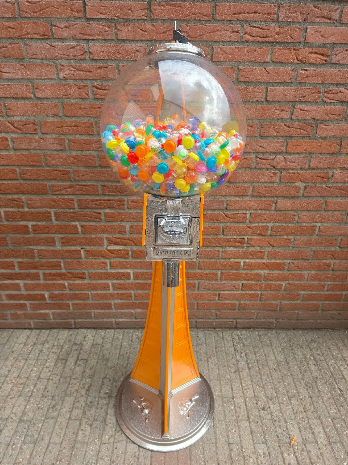 FIFTIES SIXTIES BEAVER MERIDIAN KAUWGOMBALLEN  AUTOMAAT, Verzamelen, Ophalen, Zo goed als nieuw