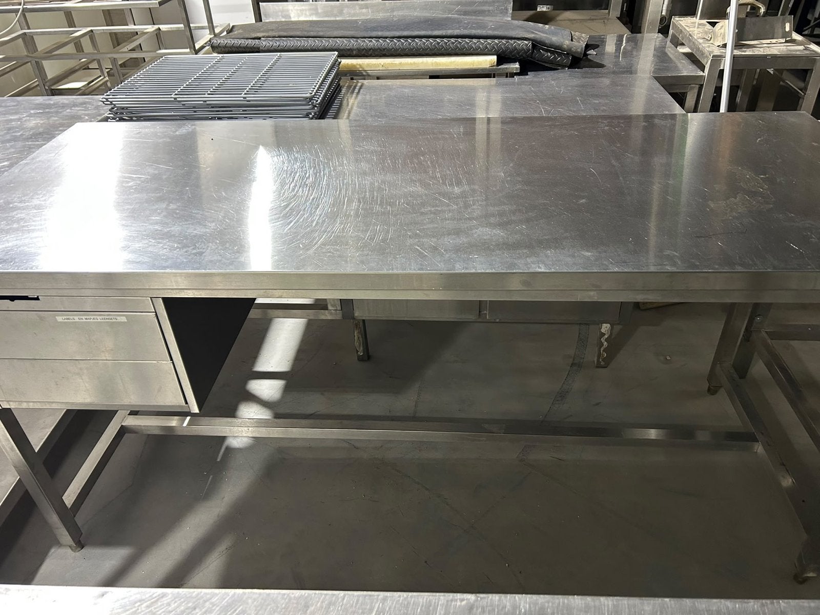 Horeca RVS spoel- en werktafels, Ophalen