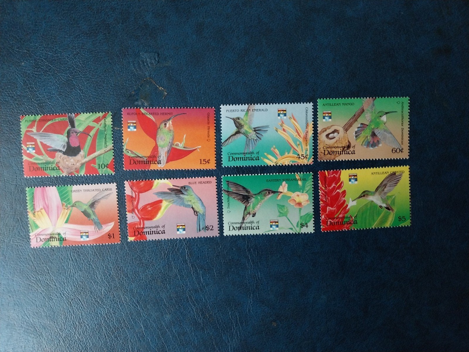 Dominica 1532-1538 vogels kolibri 1992 postfris mi 14eu, Ophalen of Verzenden, Dier of Natuur