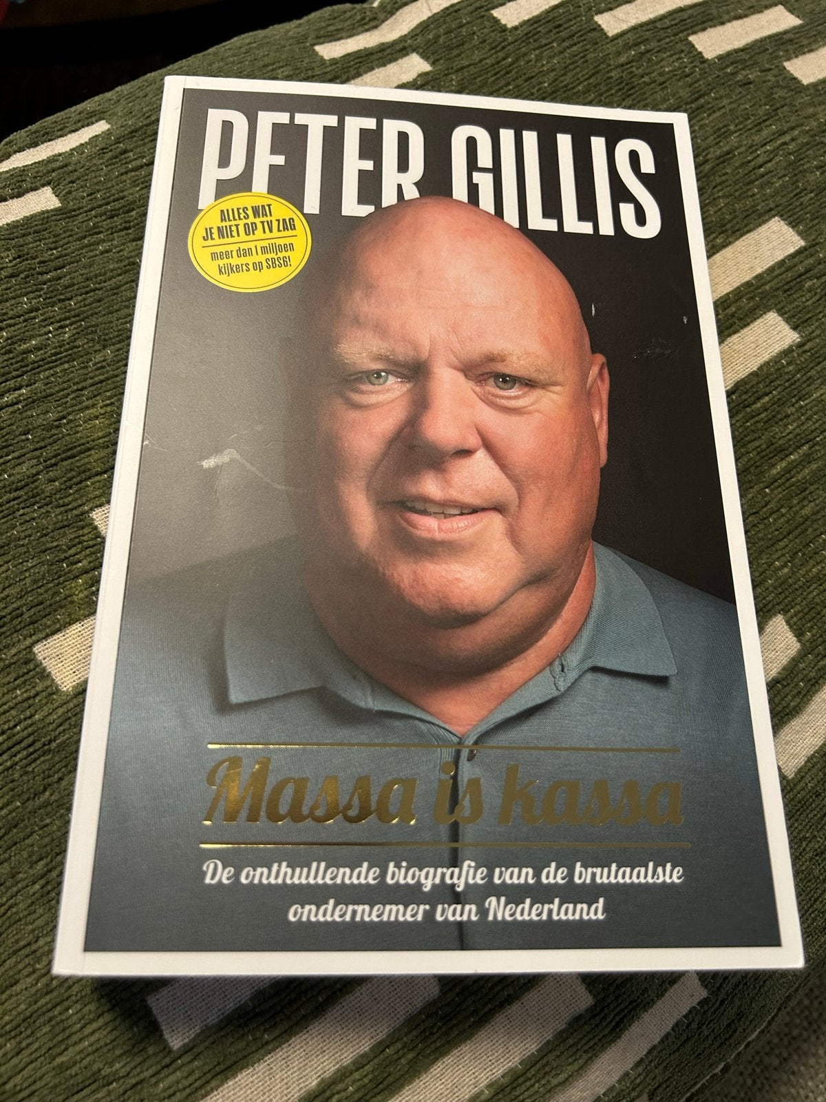 Peter Gillis: Massa is Kassa - De onthullende biografie, Ophalen of Verzenden, Zo goed als nieuw, Film, Tv en Media