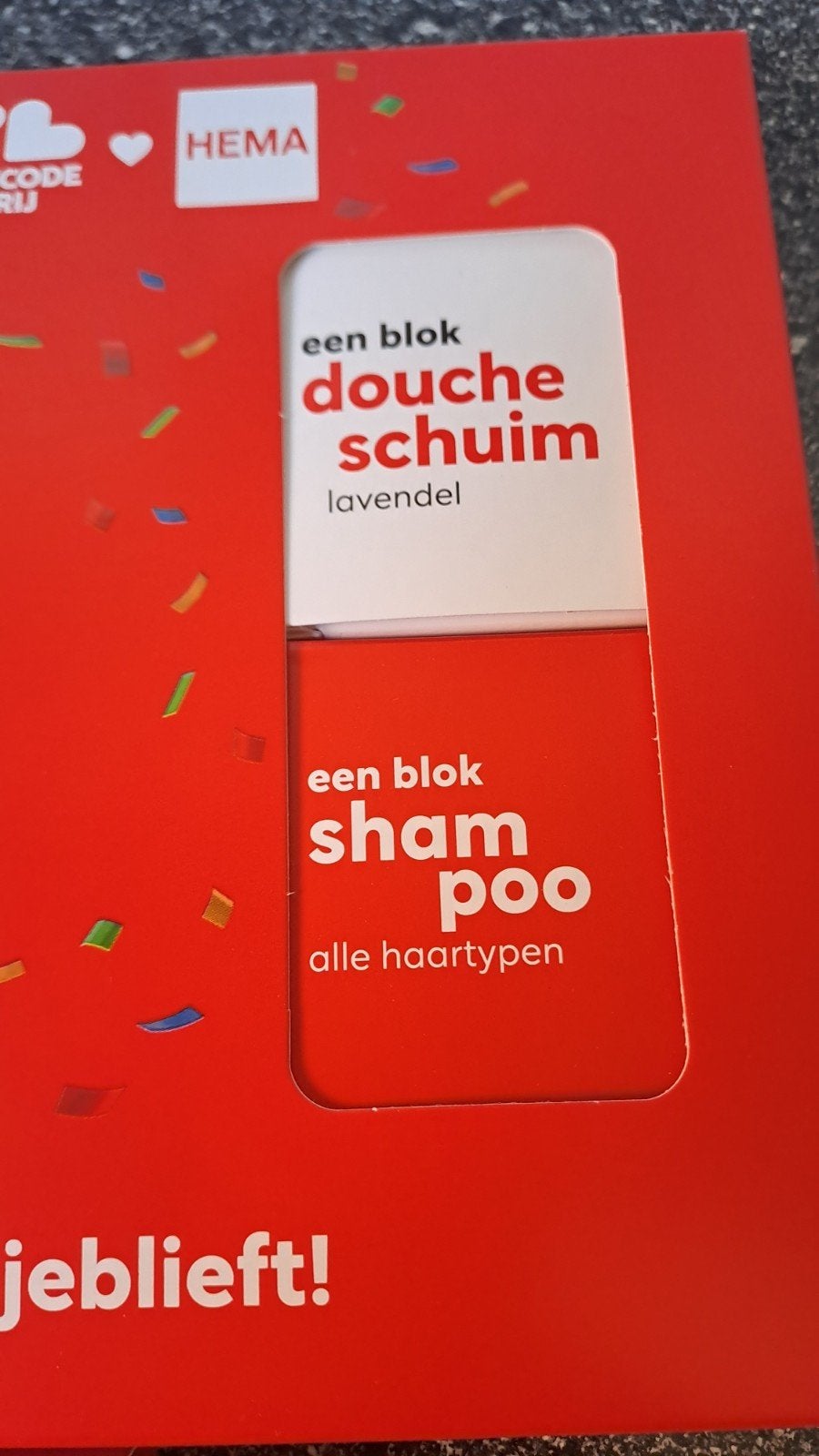 Hema Doucheschuim & Shampoo blokken met reistasje (3x), Bad & Douche, Klantenservice@hema.nl, Nieuw, Ophalen of Verzenden