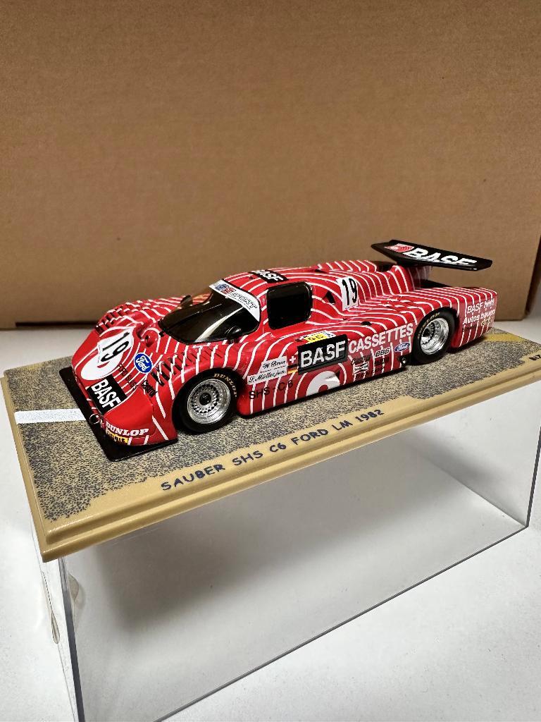 Sauber C6 Ford BASF Le Mans 1982, Verzenden, Zo goed als nieuw, Auto, Overige merken