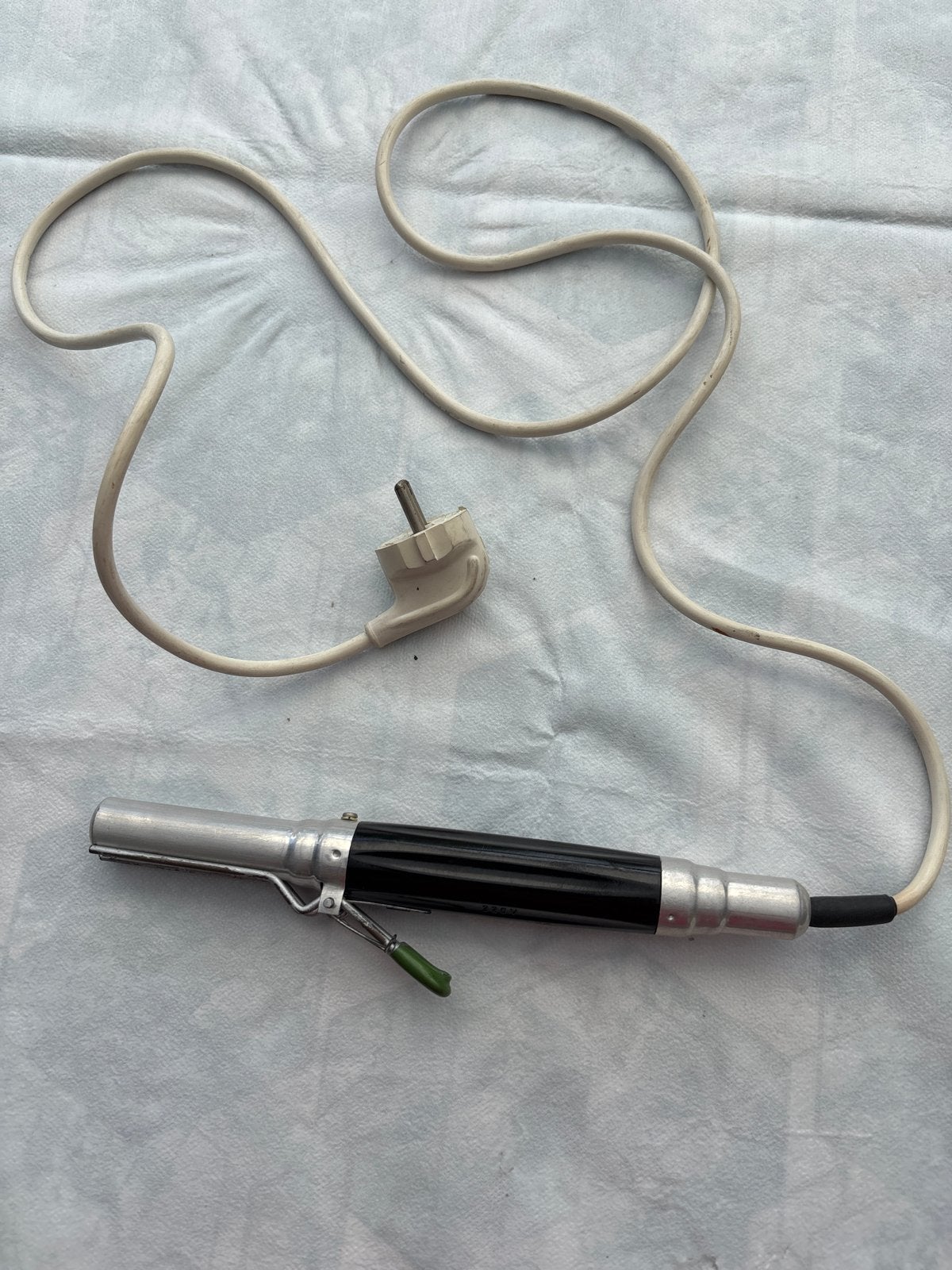 Vintage krultang 220V - Klassieke haarstyling, Ophalen of Verzenden, Gebruikt, Haarverzorging