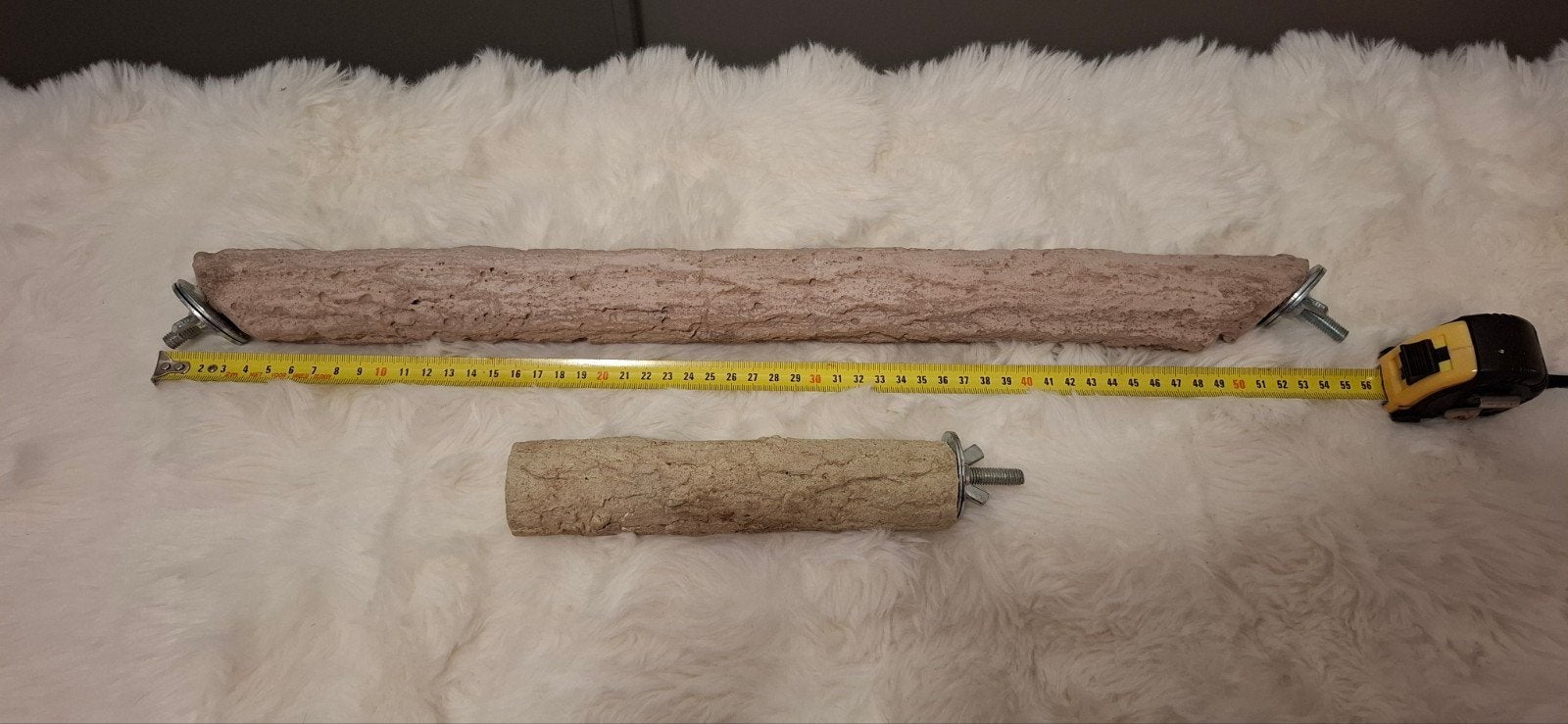2x grote zitstok papegaai, Dieren en Toebehoren, Ophalen of Verzenden, Gebruikt, Kooi-accessoires