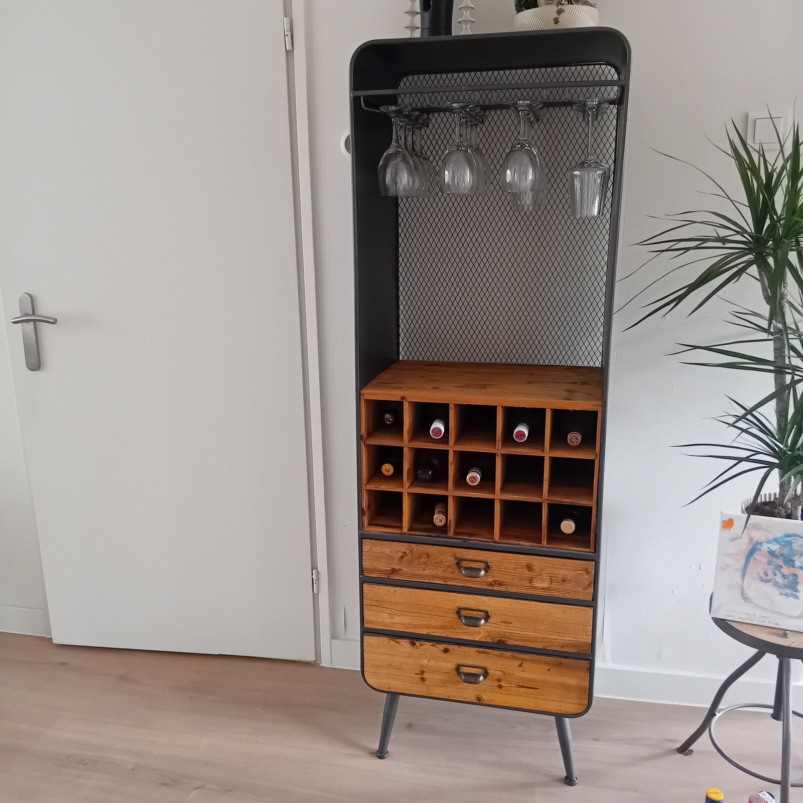 Industriële meubels, Huis en Inrichting, Ophalen of Verzenden, Zo goed als nieuw, Hout