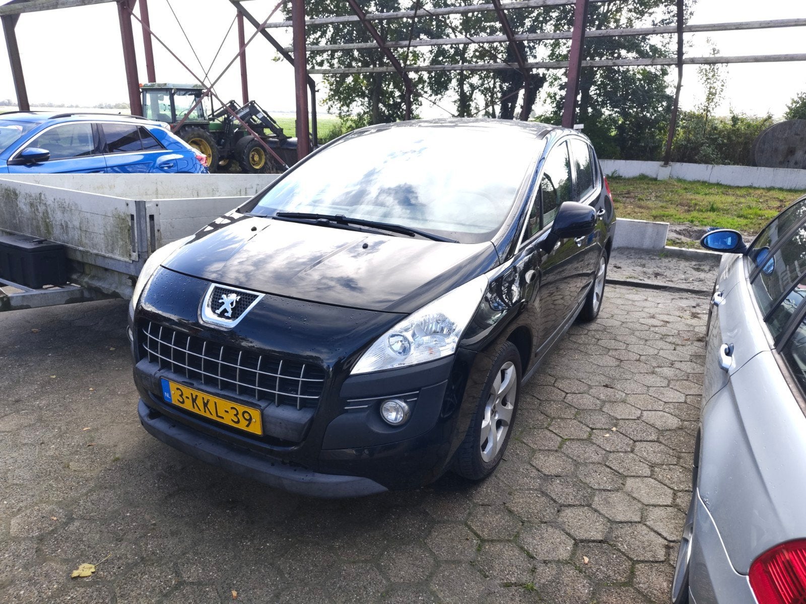 Peugeot 3008 1.6 Hdif 82KW 2012 Zwart, Ophalen, Zwart, 1560 cc, MPV