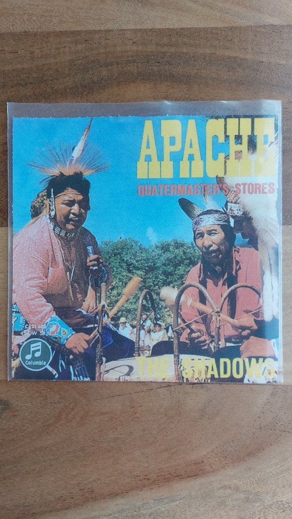 Shadows  /  Apache, Cd's en Dvd's, Gebruikt, 7 inch, Ophalen of Verzenden, Pop