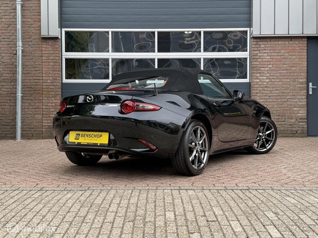Mazda MX-5 2.0 SkyActiv-G 160 GT-M Leer Navi Bose Cruise Sto, 1998 cc, Automatische klimaatregeling, Zwart, 4 cilinders