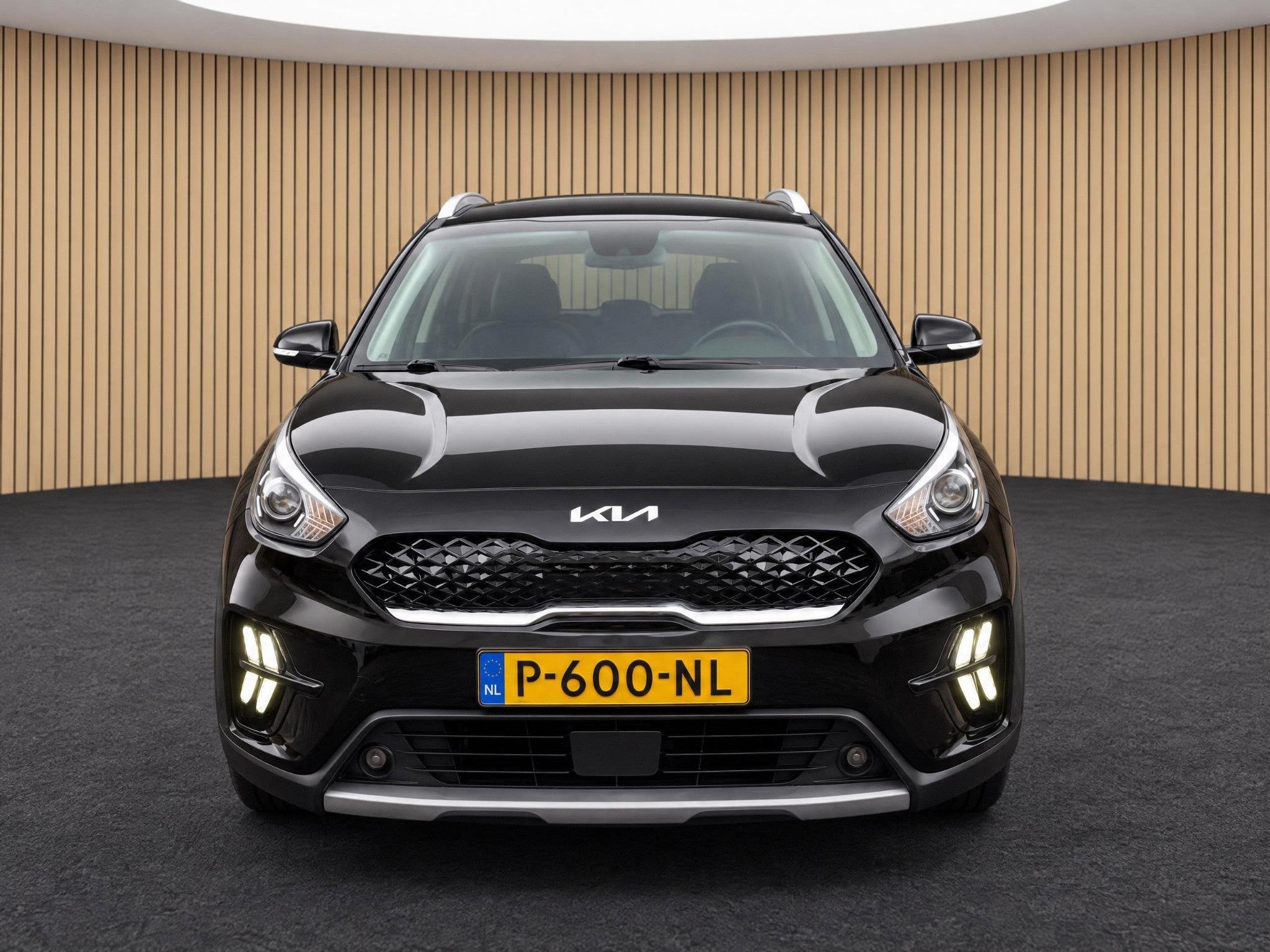 Kia Niro 1.6 GDi Hybrid DynamicLine Dealer onderhouden | Nav, Auto's, 12 maanden, Gebruikt, Euro 6, Leder en Stof