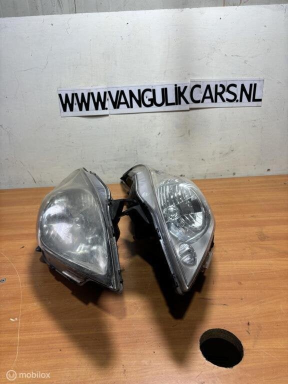Koplamp set Chevrolet Spark ('10-'14), Auto-onderdelen, Chevrolet, Gebruikt, Chevrolet, Ophalen of Verzenden