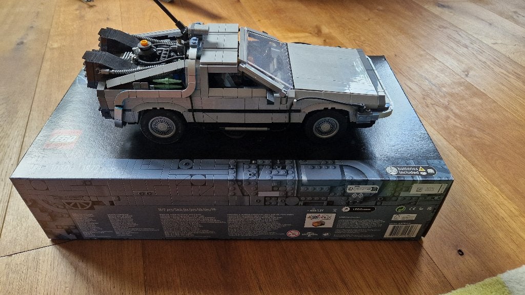 LEGO Icons Back to the Future Time Machine (10300), Lego, Ophalen of Verzenden, Zo goed als nieuw, Complete set