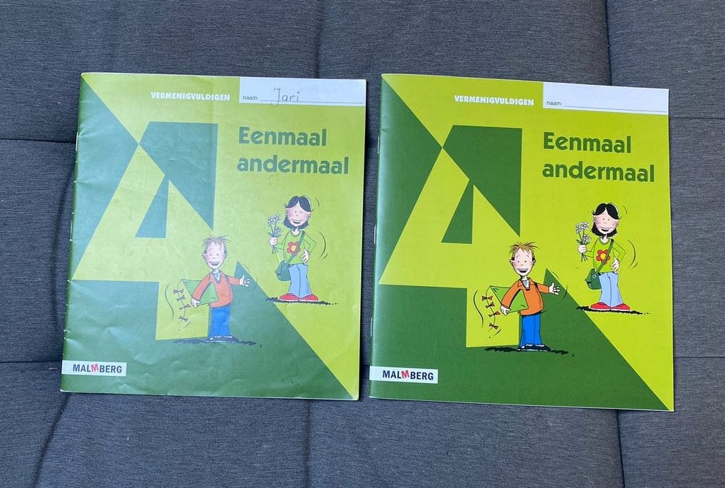 Groep 4 werkboekjes rekenen vermenigvuldigen, Ophalen of Verzenden, Zo goed als nieuw, Overige niveaus, Nederlands