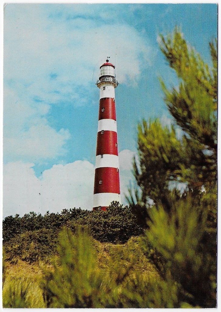 Ameland Gelopen Ansichtkaart ( B4716 ), Ophalen of Verzenden, 1940 tot 1960, Gelopen, Waddeneilanden