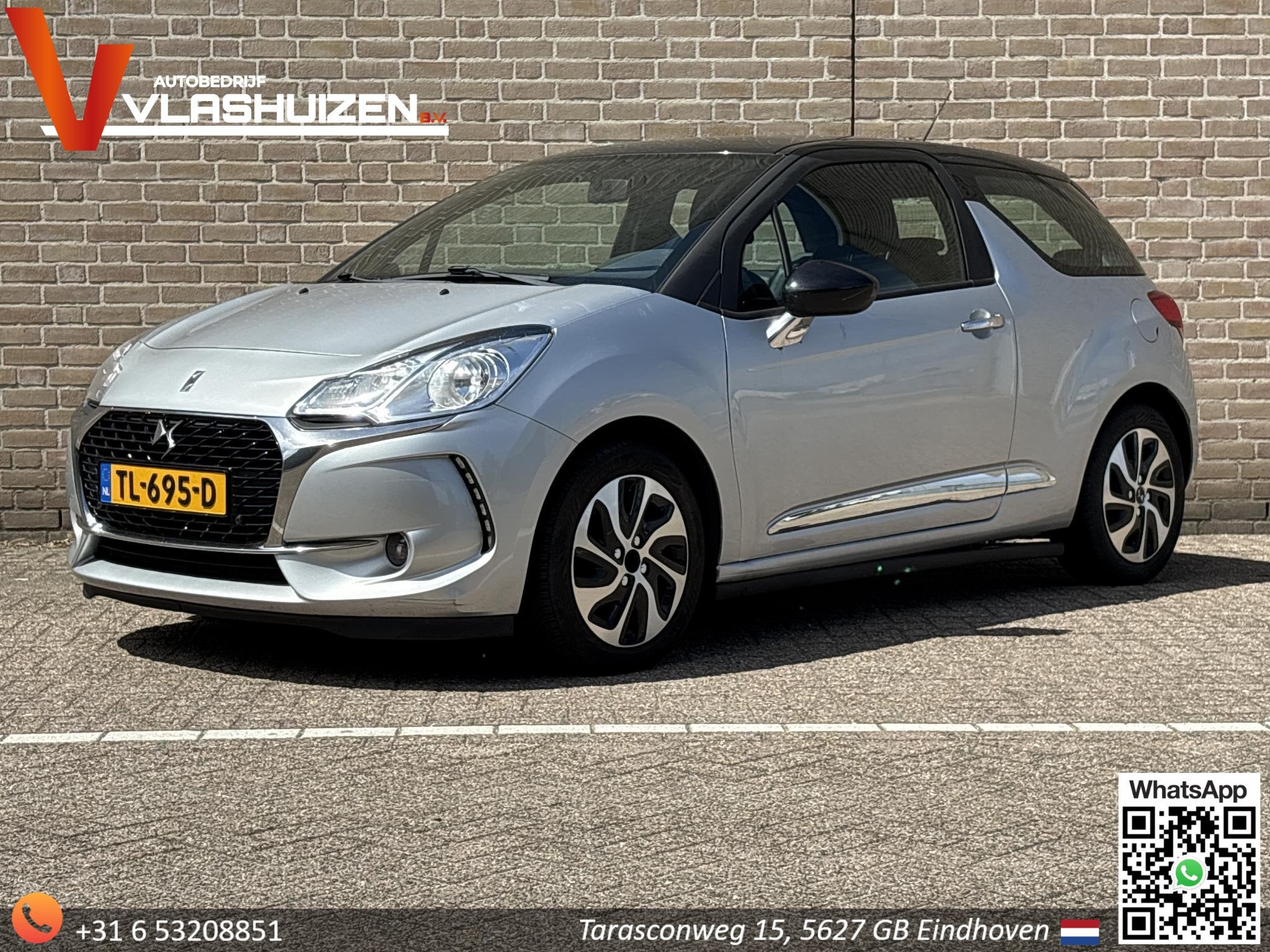 DS 3 1.6 BlueHDi So Chic | Navi | Airco | Cruise, Auto's, Voorwielaandrijving, Gebruikt, Euro 6, 4 cilinders