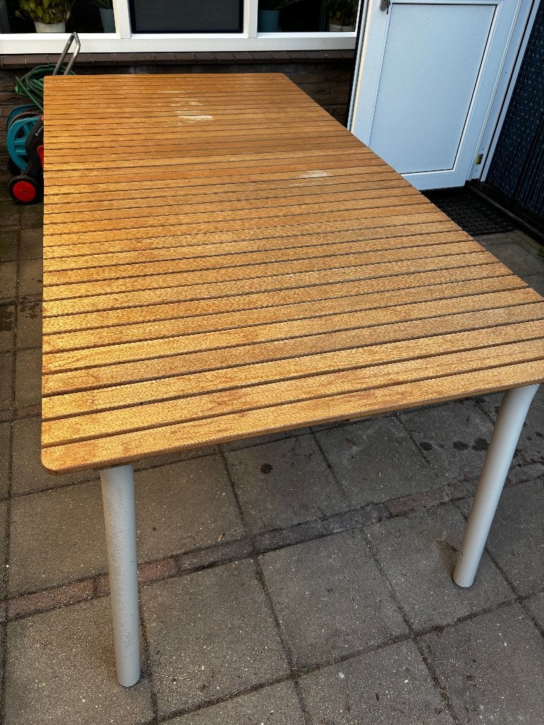 Tuintafel Daan van KARWEI – uitschuifbaar tot 2,38 m, Tuin en Terras, Ophalen, Gebruikt, Rechthoekig, Hout