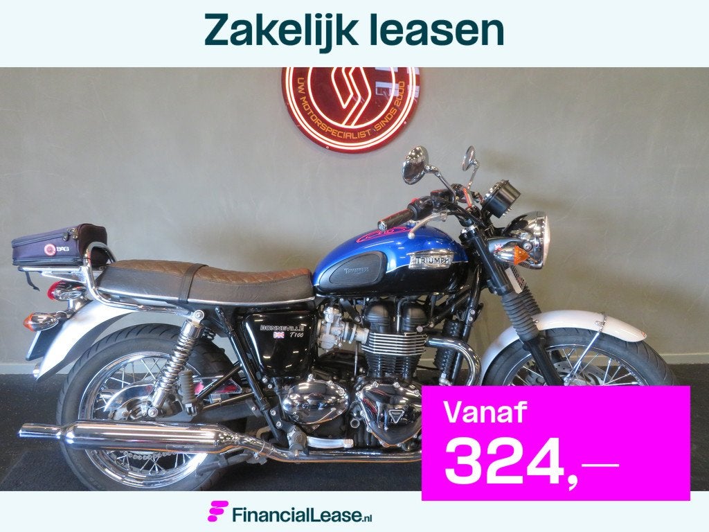 Triumph Bonneville T100 SUPERFRAAI!, Motoren, Motoren | Triumph, 744 cc, Bedrijf, Naked bike