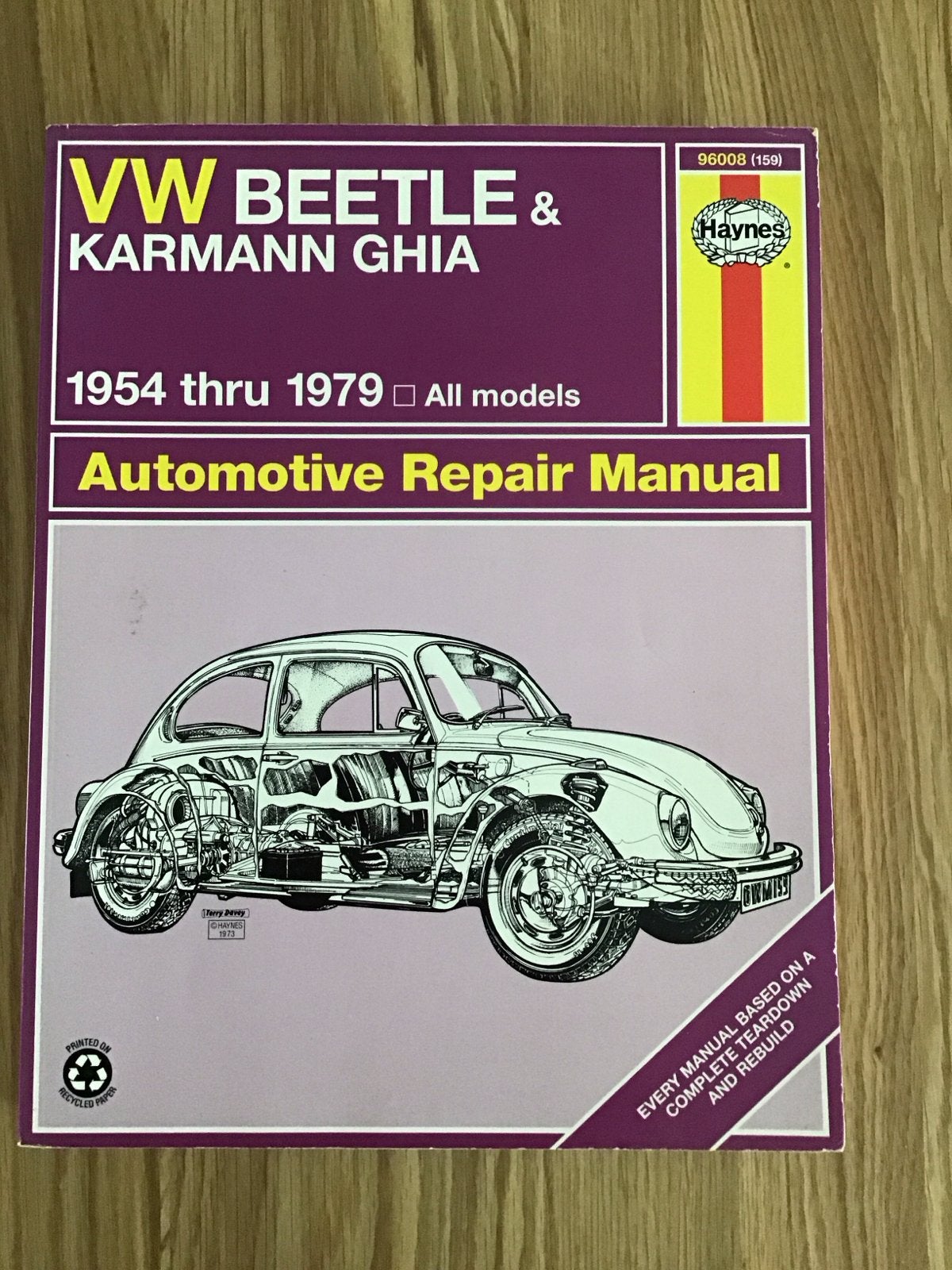 VW Kever & Karman Ghia Haynes Reparatiehandleiding 1954-1979, Auto diversen, Ophalen of Verzenden