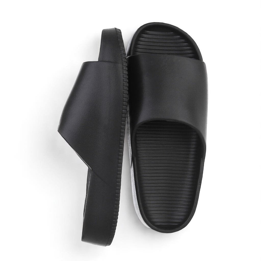 Slippers effen zwart 41, Slippers, Verzenden, Noekies.com, Zwart