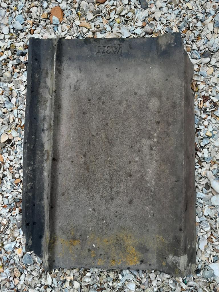 Orginele Platte friese dakpan, Doe-het-zelf en Verbouw, Dakpannen en Dakbedekking, Ophalen, Steen of Klei, Minder dan 5 m², Dakpannen