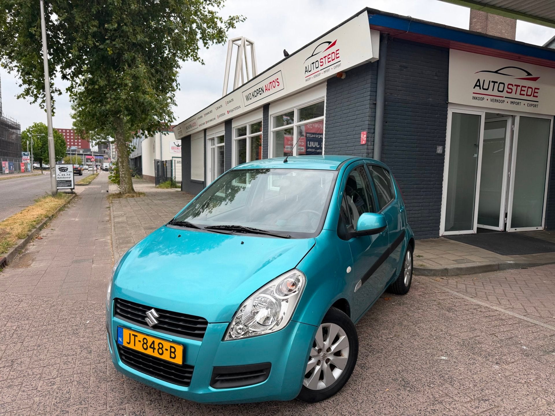 Suzuki Splash 1.2 Comfort|AUTOMAAT|AIRCO|, Auto's, Dealer onderhouden, 86 pk, 4 cilinders, Blauw