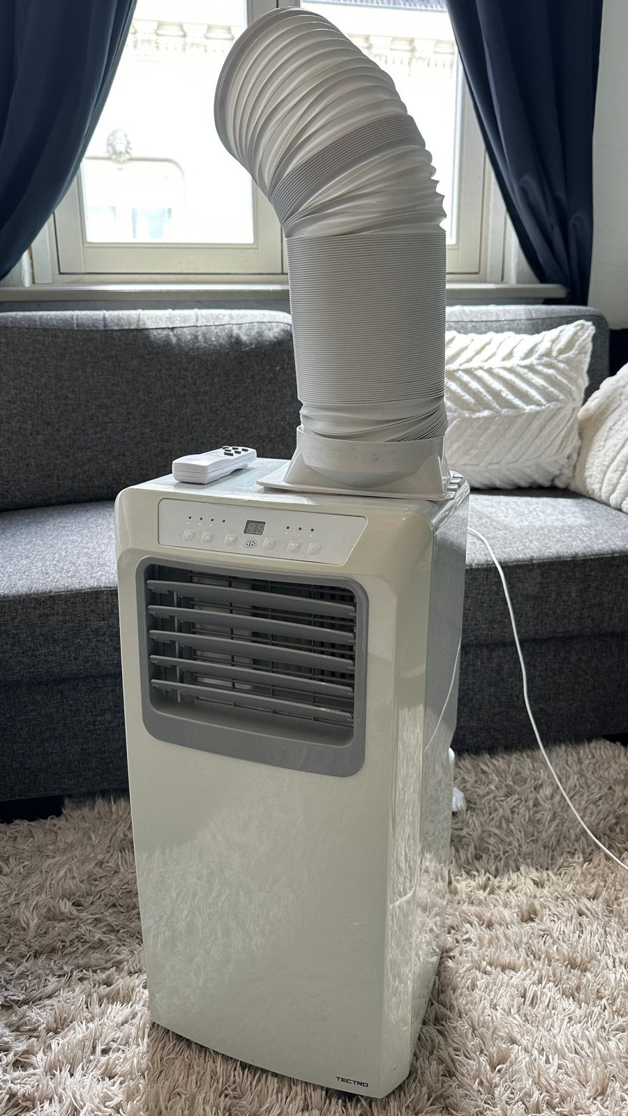 Mobiele Airco Tectro TP-2520 - Koel & Ontvochtig (€80 vast), Ophalen, Gebruikt, Minder dan 60 m³, 3 snelheden of meer