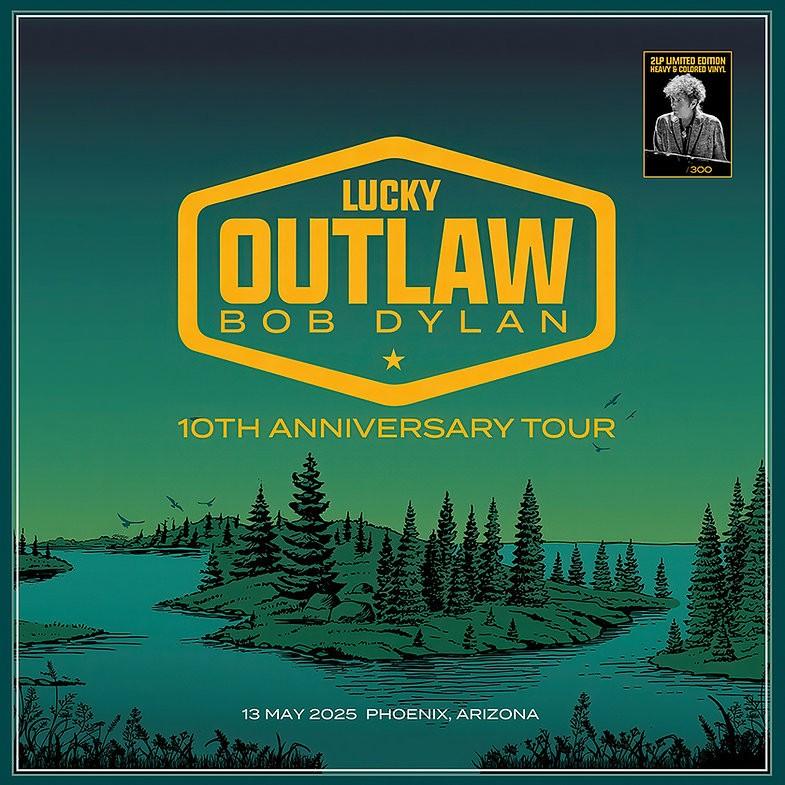 Bob Dylan - Lucky outlaw Phoenix AZ 2025 2lp coloured lim.ed, Singer-songwriter, Geseald, Ophalen of Verzenden, 12 inch