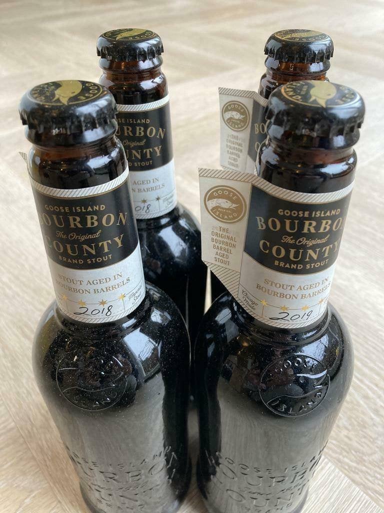 Goose Island Bourbon County Brand Stout 2018 2019 BCBS, Verzamelen, Ophalen of Verzenden, Nieuw, Flesje(s), Overige merken
