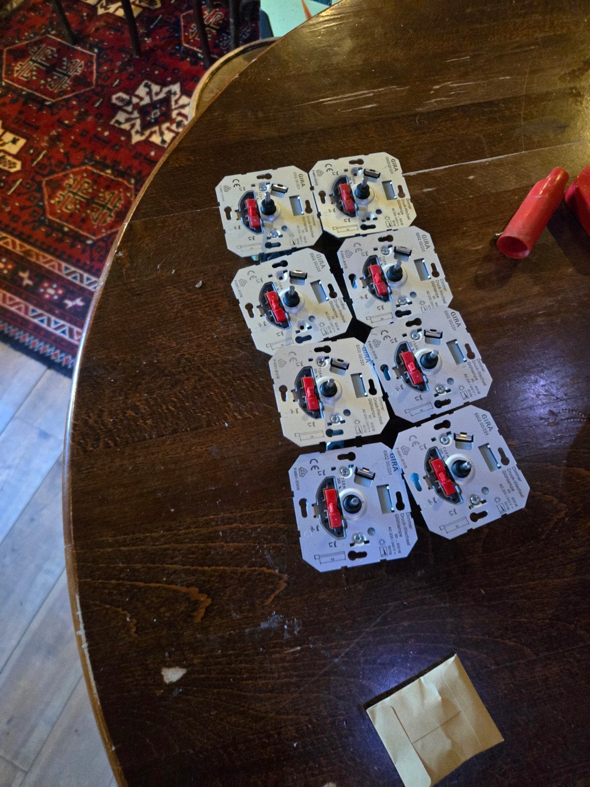 Gira Dimmers - Set van 8 stuks, Ophalen of Verzenden, Gebruikt, Gira, Dimmer