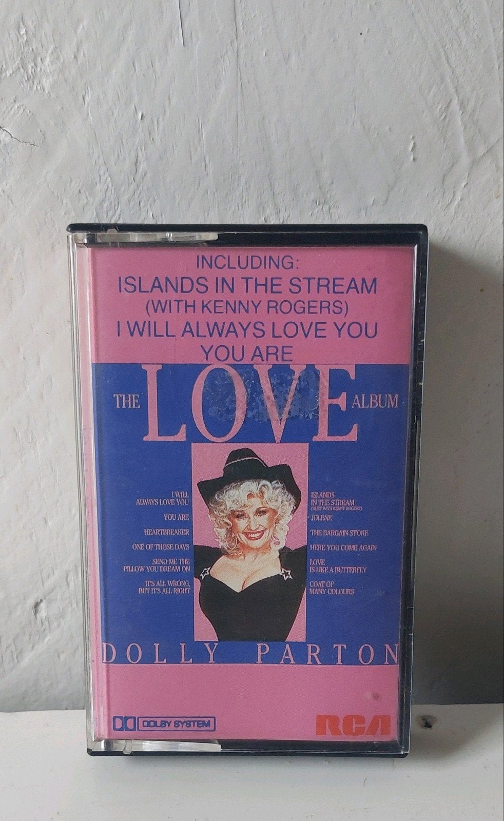vintage cassettebandje Dolly Parton the Love album, Ophalen of Verzenden, Zo goed als nieuw, 1 bandje