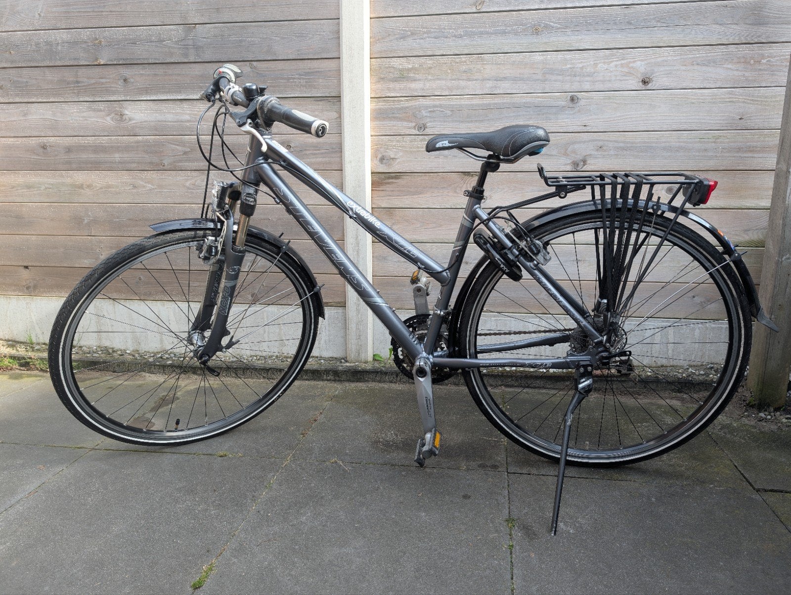 Stevens X7c Damesfiets / Schoolfiets – Maat 46 cm, Gebruikt, Velgrem, Versnellingen, Minder dan 47 cm