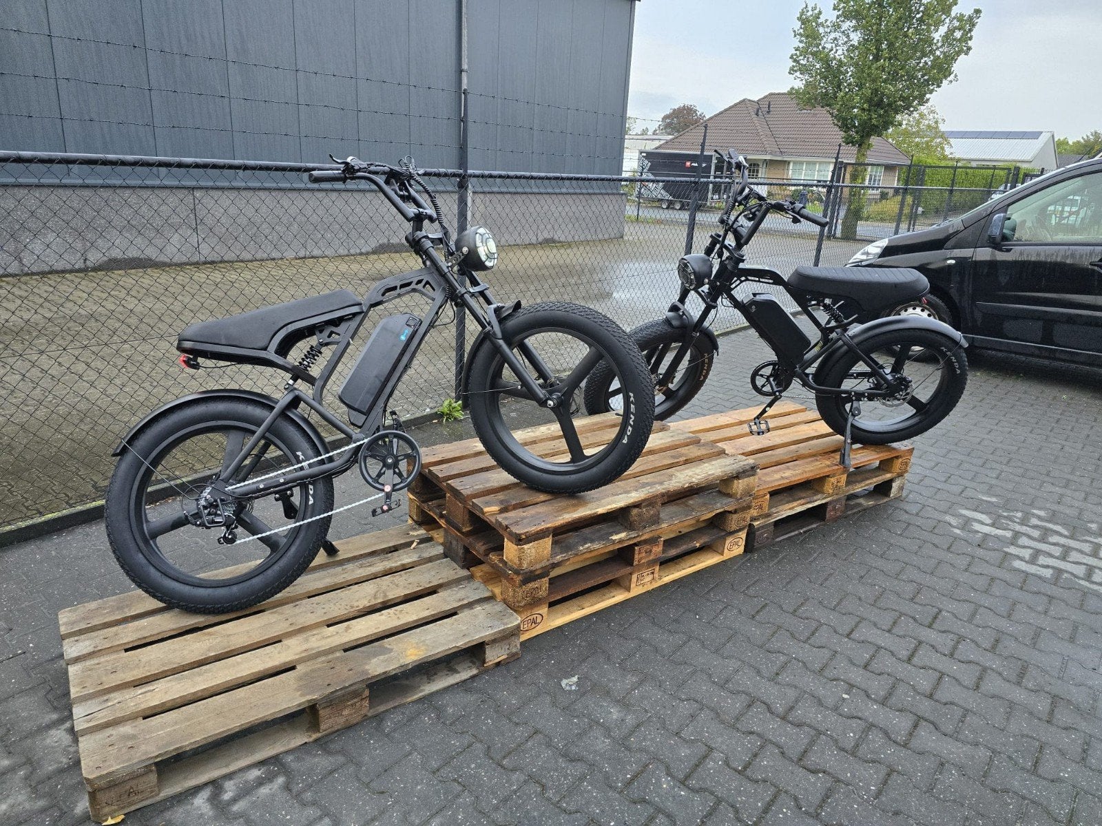 Foto 2 van Fatbike H9 Pro Zwart & Nardo + accu + zitje inclusief